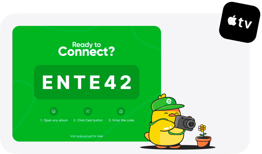 Illustration of Cast on Apple TV
