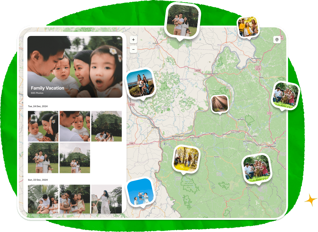 Desktop map view